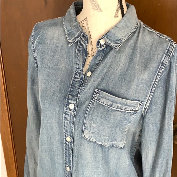 Denim Button down - Picture 3 of 3